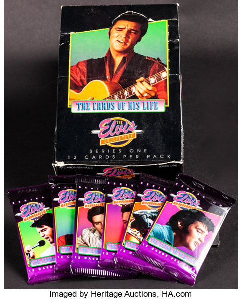 Sealed 1992 River Group Elvis Collection Series 1 Trading Card Box 36 Packs 