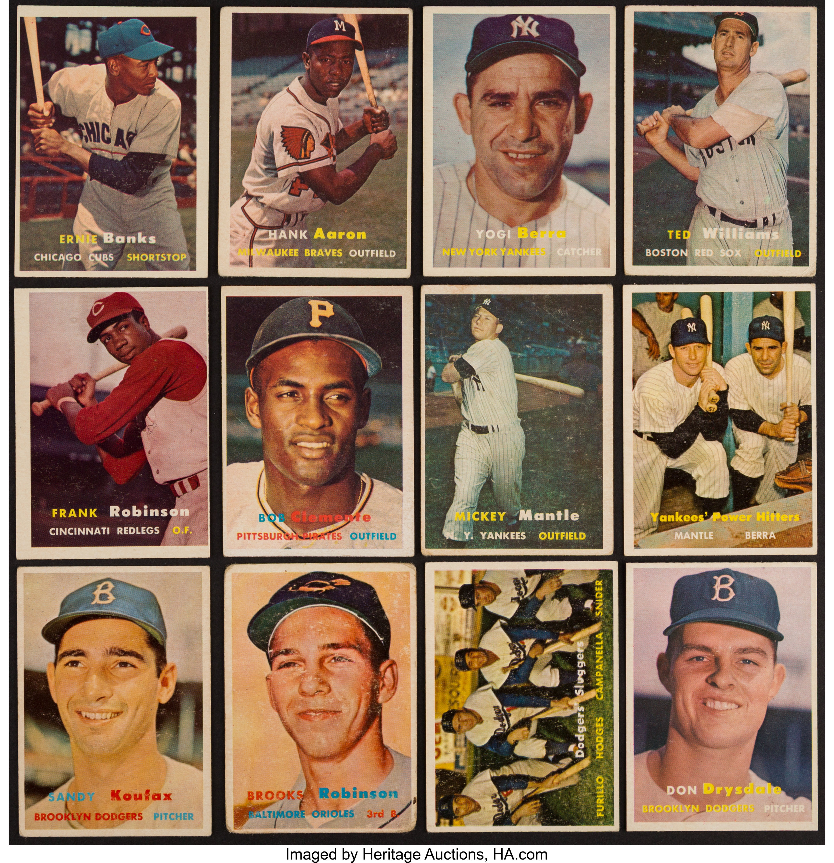 8 Topps Baseball Complete Set 8 With One Checklist Card ...