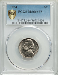 1964 5C MS66+ Full Steps PCGS. PCGS Population: (25/3 and 7/0+). NGC Census: (0/0 and 0/0+). CDN: $600 Whsle. Bid for pr...
