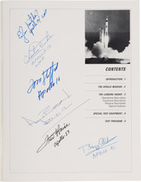 "Description of the Landing Radar for the Apollo Lunar Module" Book by Teledyne Ryan Aeronautical Signed by Si...