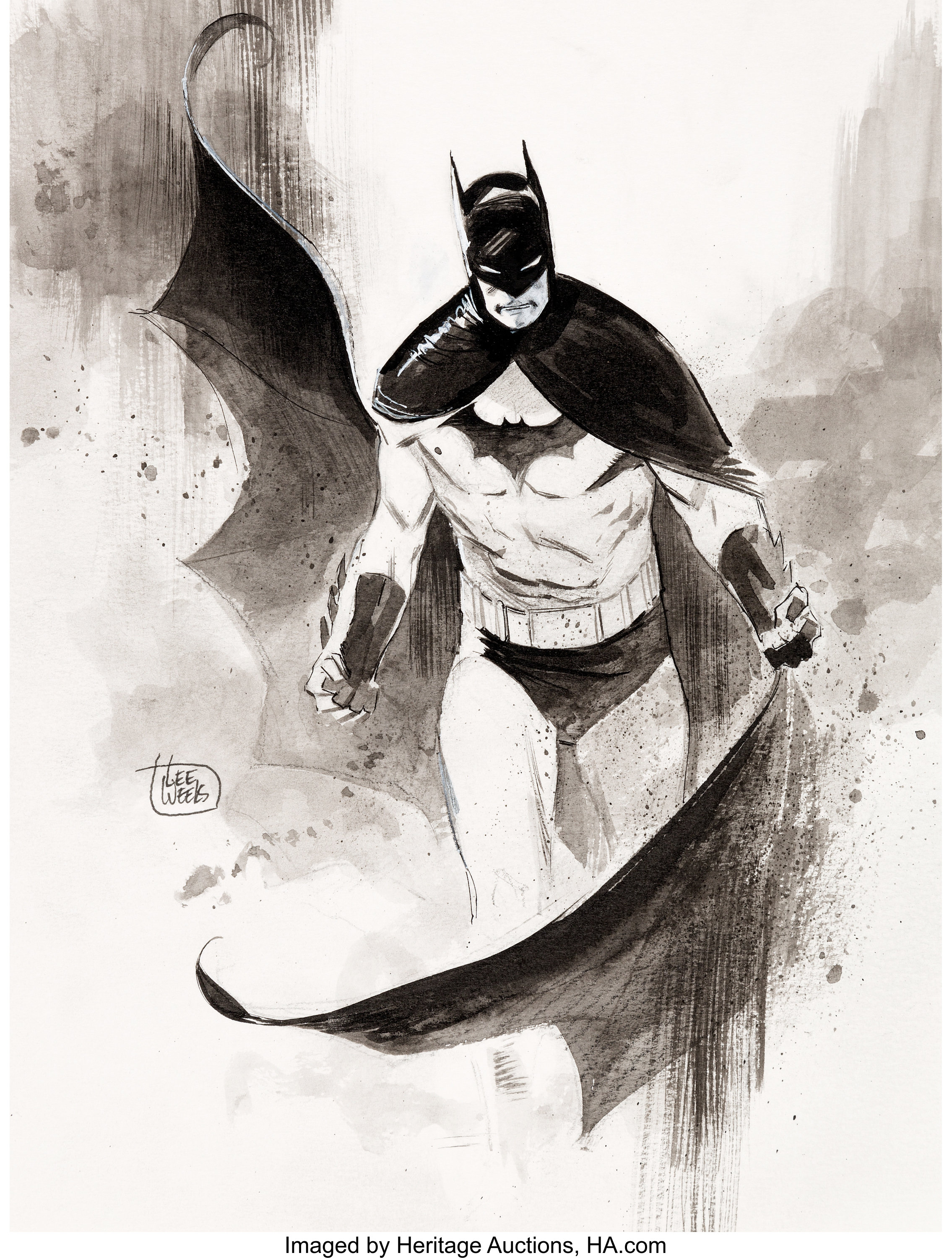 Lee Weeks - Batman Specialty Illustration Original Art (2019).... | Lot  #36062 | Heritage Auctions
