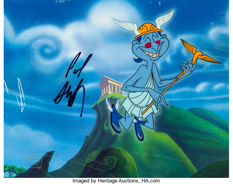 Hercules: The Animated Series Hermes Production Cel Signed by Paul | Lot  #15317 | Heritage Auctions