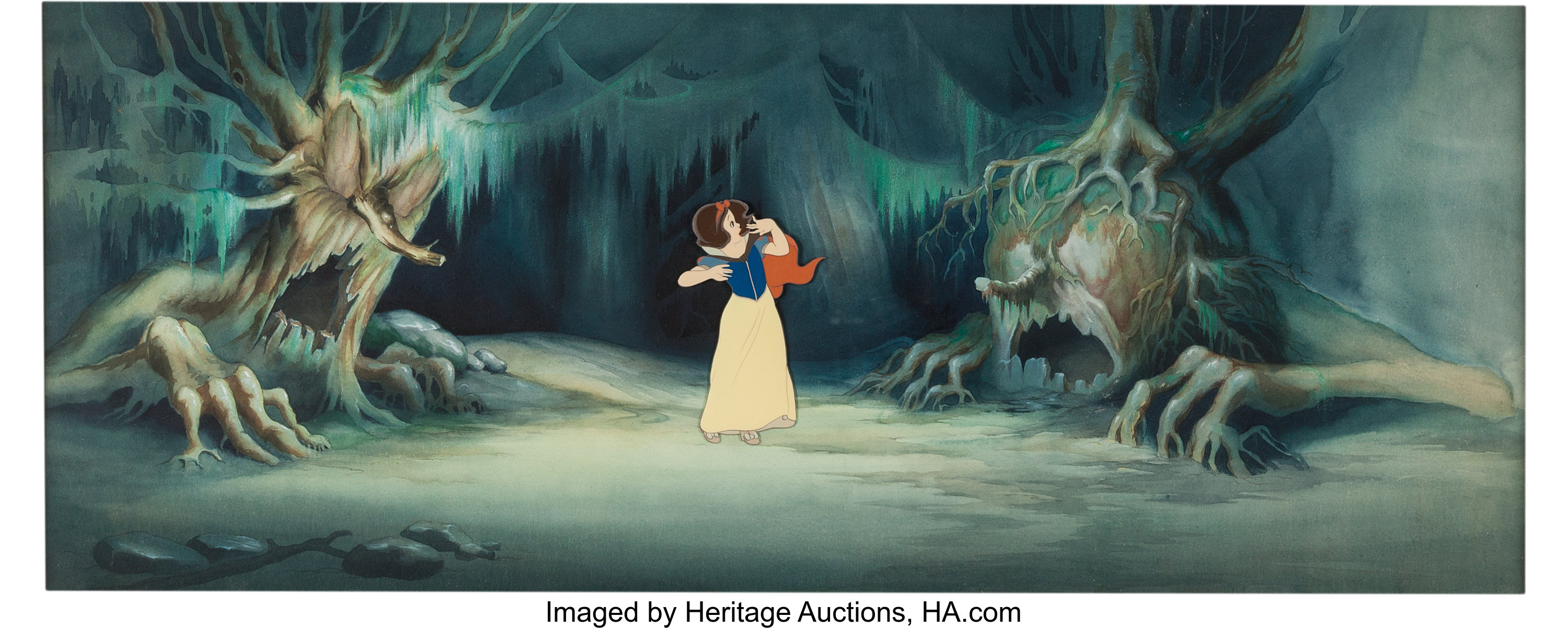 Snow White and the Seven Dwarfs Snow White Production Cel on Master | Lot  #62073 | Heritage Auctions