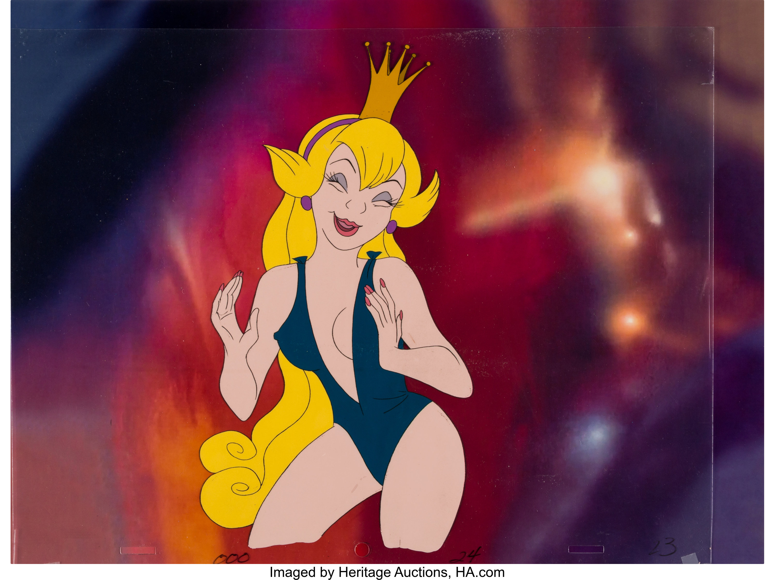 Dragon S Lair Princess Daphne Video Game Production Cel Don Bluth Lot Heritage Auctions