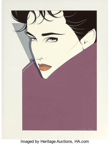 Paintings, Patrick Nagel (American, 1945-1984) Untitled...