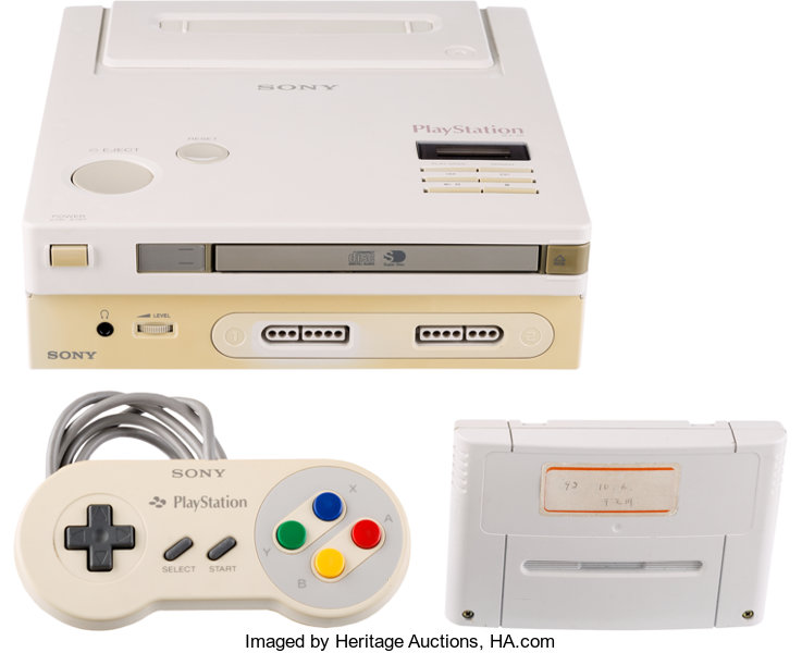 Video Games:Nintendo, Nintendo Play Station Prototype - Sony and Nintendo c. 199...