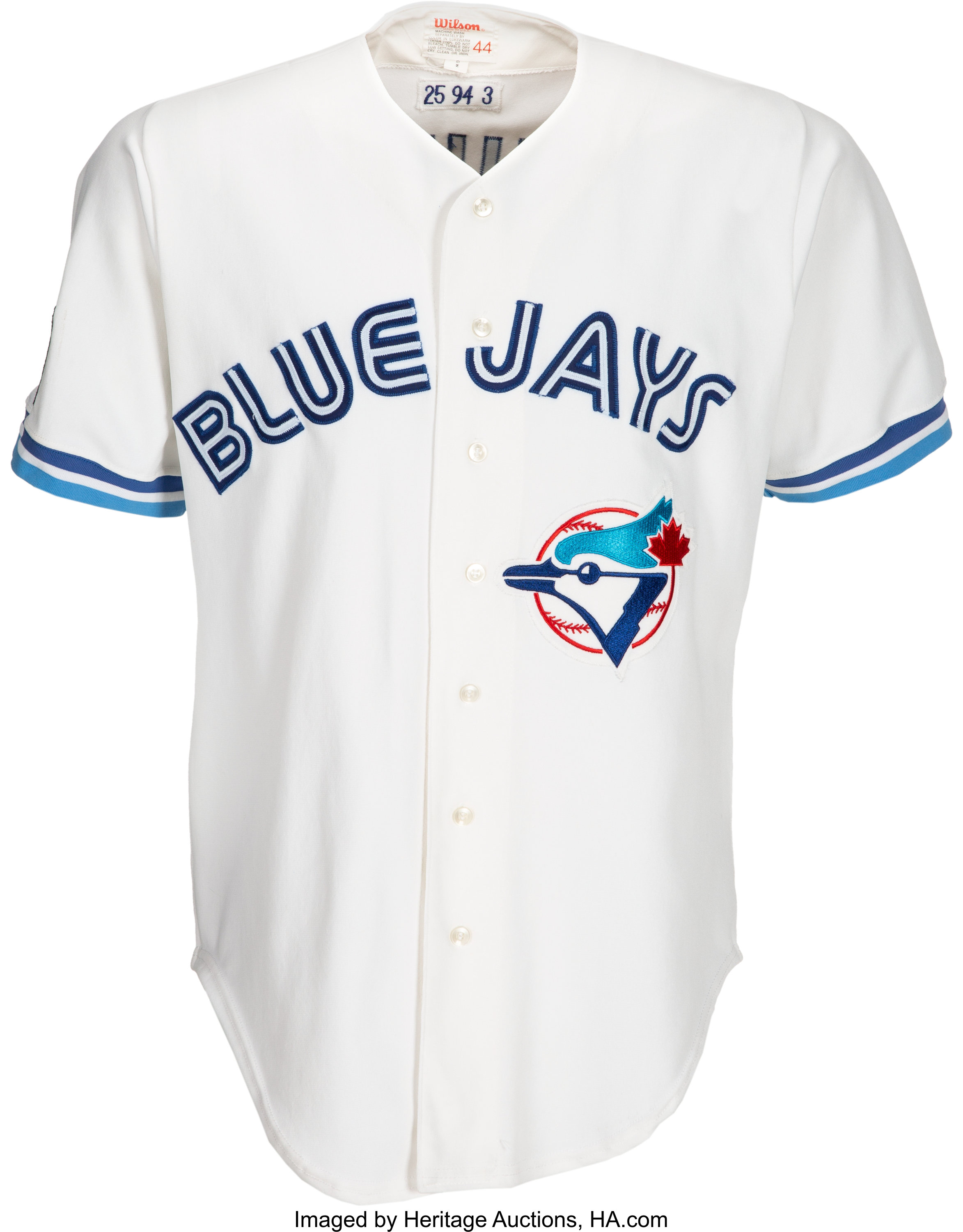 1994 Toronto Blue Jays Game Worn Jersey from The Devon White, Lot #50155