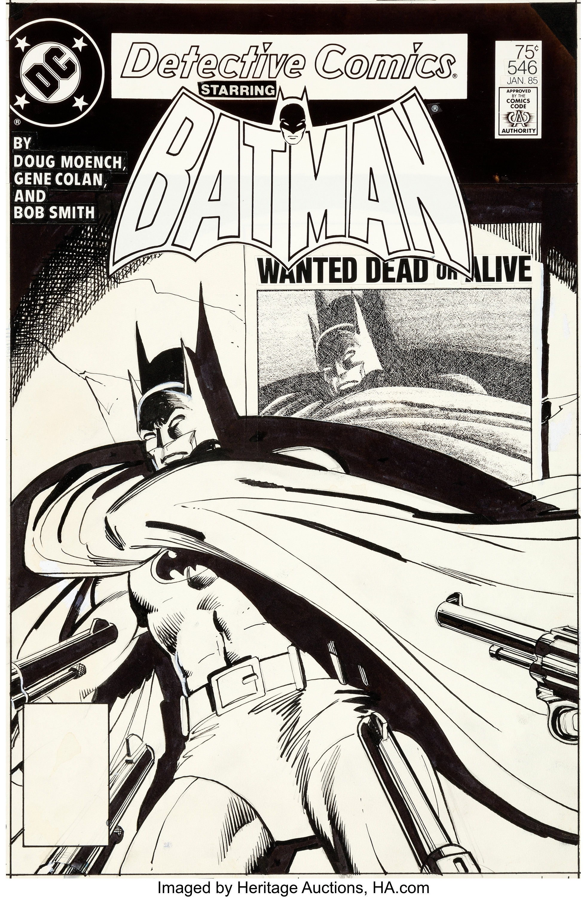 Dick Giordano Detective Comics #546 Cover Batman Original Art (DC, | Lot  #94075 | Heritage Auctions