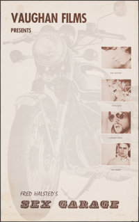 The Sex Garage (Vaughan Film, 1972). Folded, Fine+. Poster (21" X 33.5"). Adult