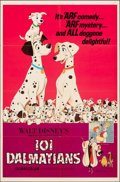 Movie Posters:Animation, 101 Dalmatians (Buena Vista, R-1972). Folded, Very Fine-. One Sheet
(27" X 41"). Animation.. ...