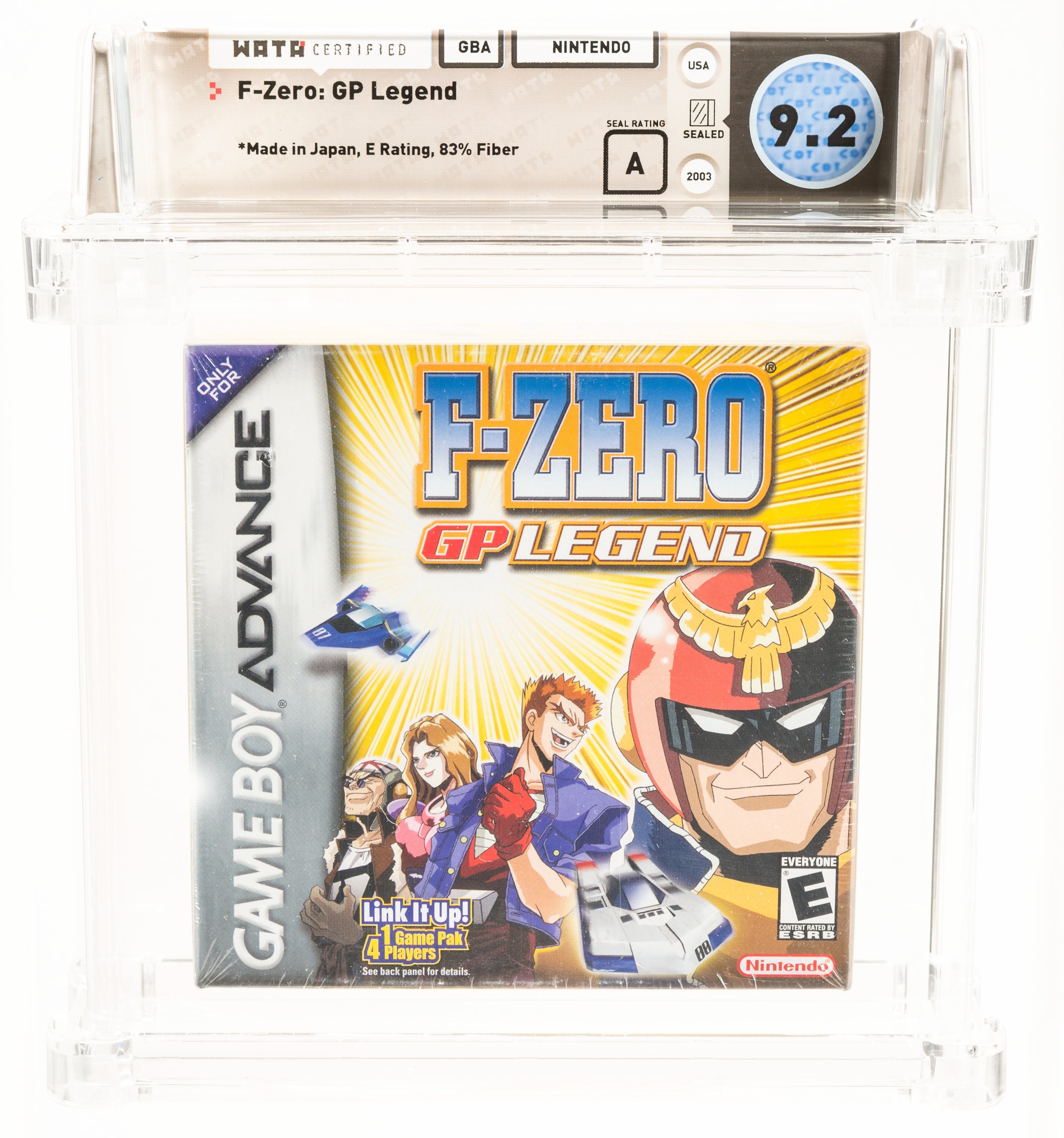 F Zero Gp Legend Wata 9 2 A Sealed Gba Nintendo 03 Usa Lot Heritage Auctions