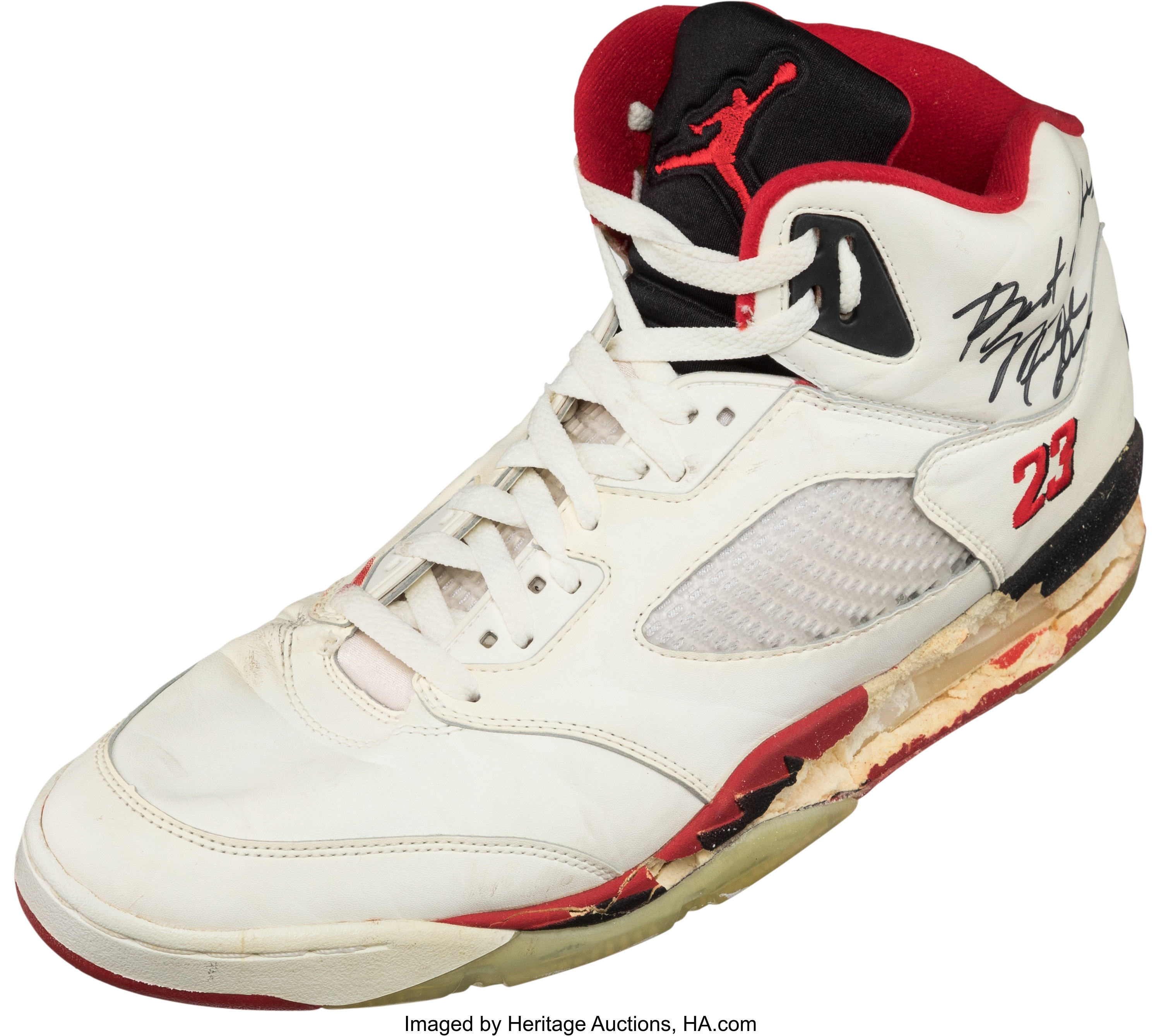 Locomotief Uitsluiten diefstal 1990-91 Michael Jordan Game Worn & Signed Chicago Bulls Air Jordan | Lot  #80245 | Heritage Auctions