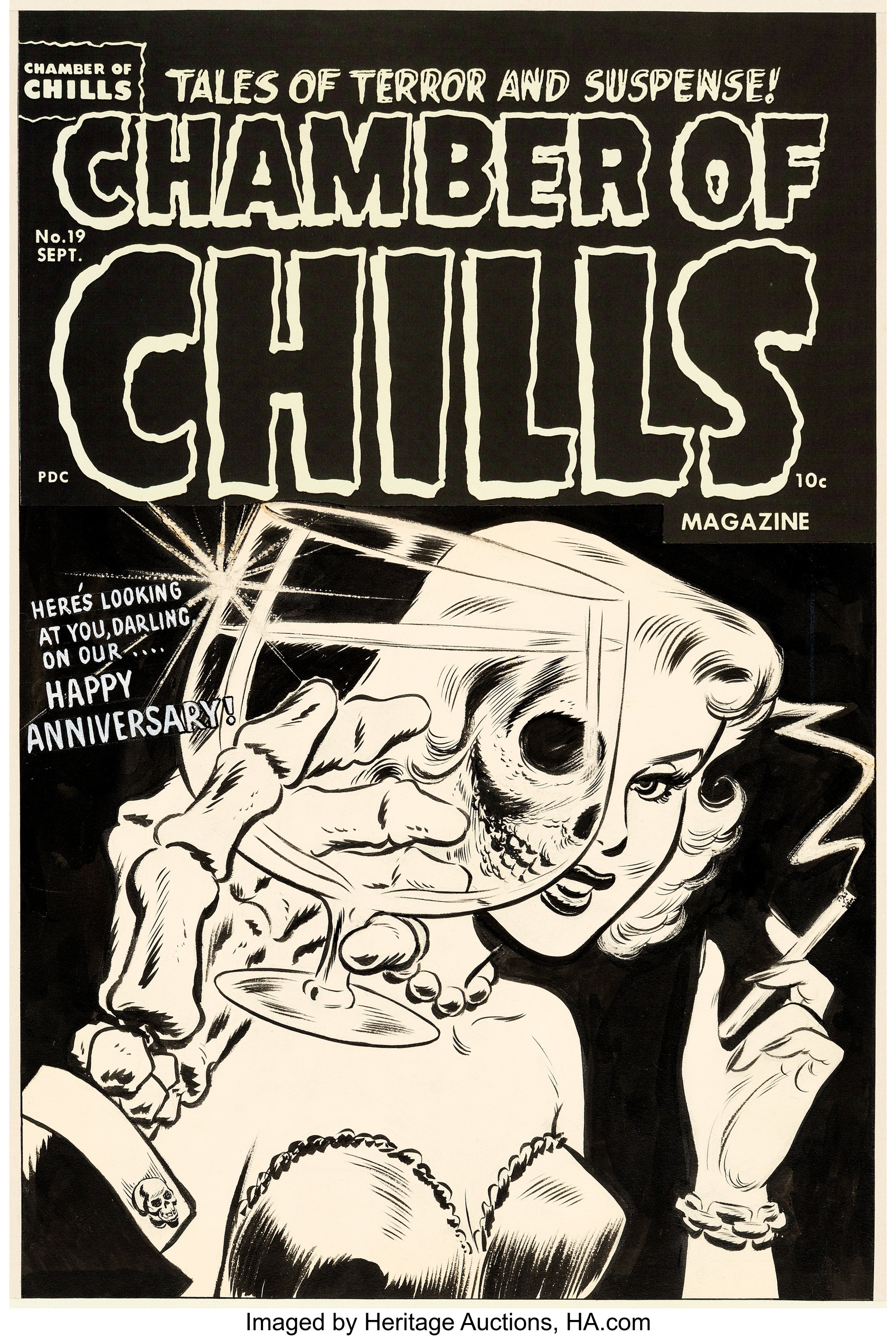 Lee Elias Chamber of Chills #19 Cover Original Art (Harvey, | Lot #91009 |  Heritage Auctions