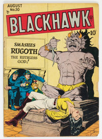 Blackhawk #20 (Quality, 1948) Condition: VG-