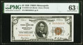 Fr. 1850-I $5 1929 Federal Reserve Bank Note. PMG Choice Uncirculated 63 EPQ
