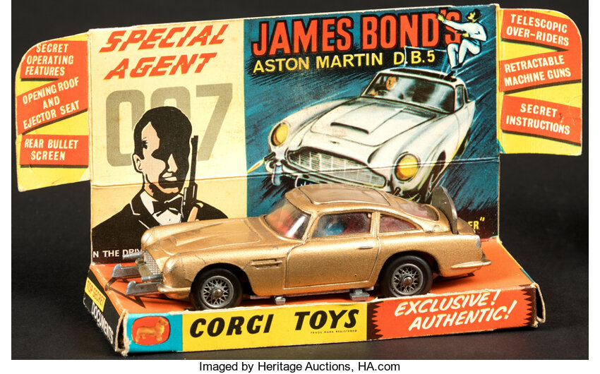 Corgi Toys 261 James Bond Aston Martin DB5 A4 Size Poster Advert Sign Leaflet 
