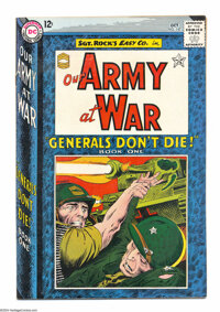 Our Army at War #147 (DC, 1964) Condition: VF/NM. Joe Kubert cover and art. Overstreet 2004 VF/NM 9.0 value = $85; NM- 9...