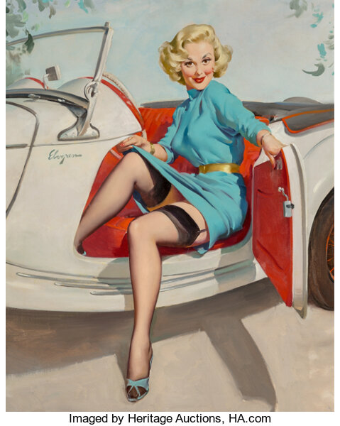 Gil Elvgren (American, 1914-1980) Let's Go