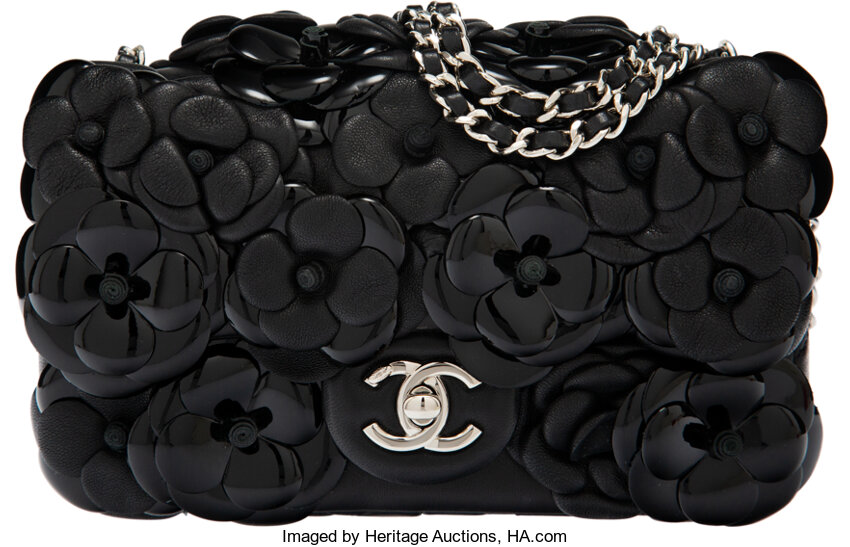 Chanel XL CC Caviar Tote Bag in Black | Lord & Taylor