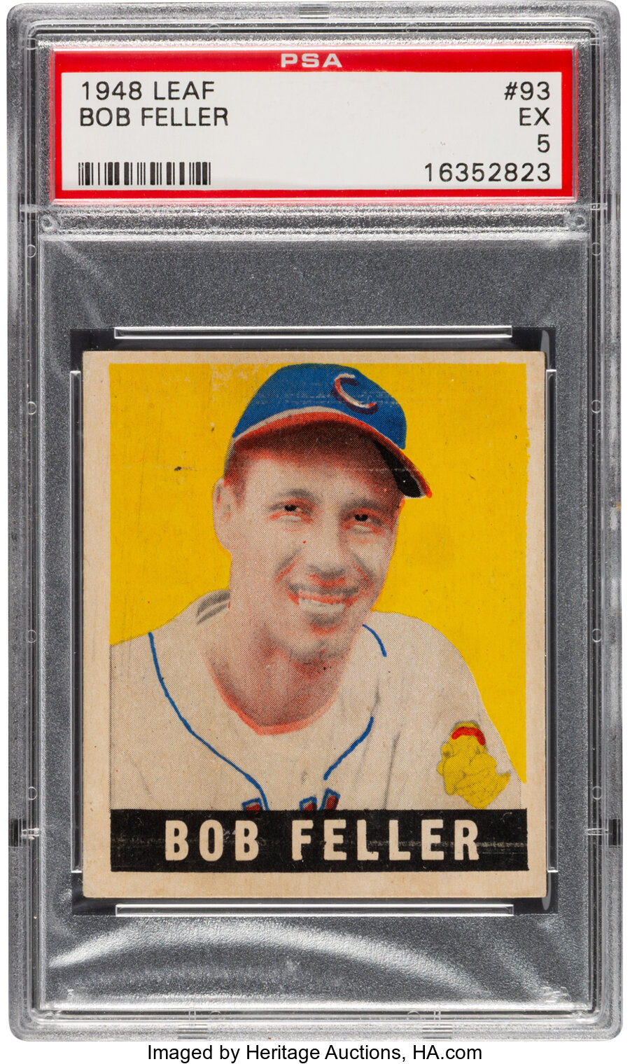 1948 Leaf Bob Feller #93 PSA EX 5