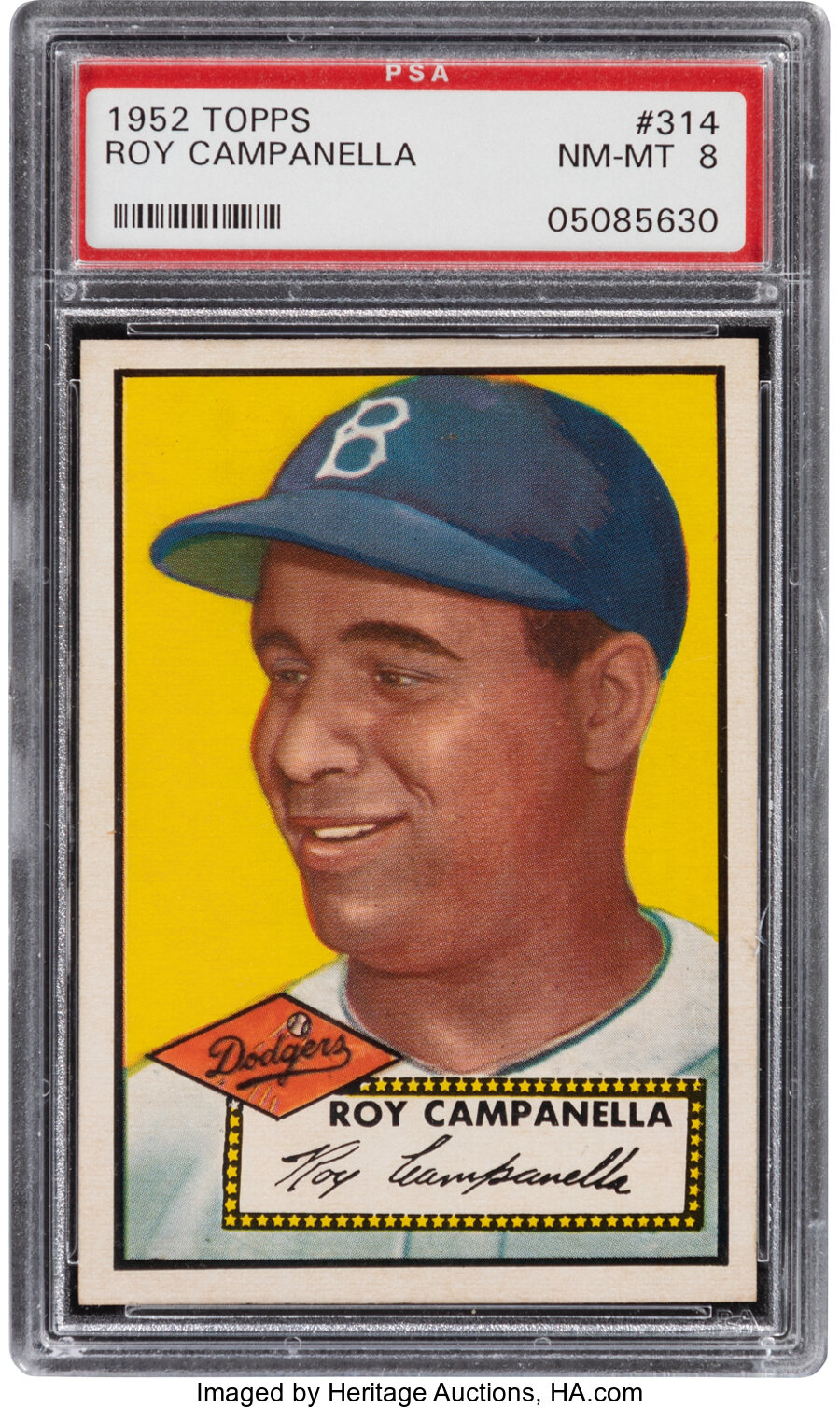 1952 Topps Roy Campanella #314 PSA NM-MT 8