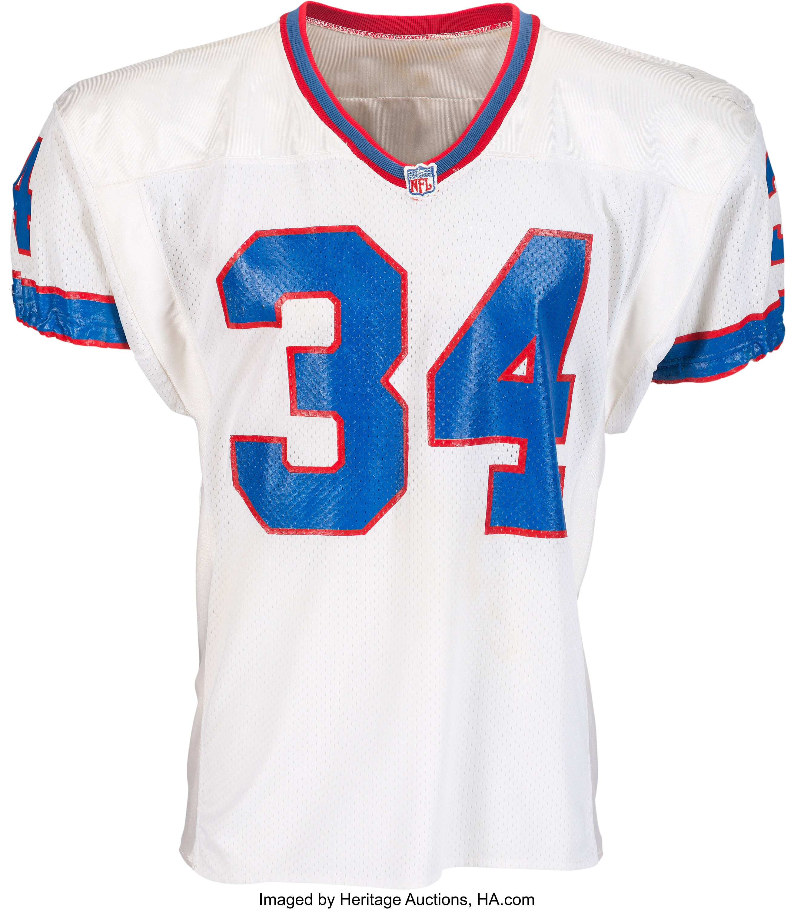 1992 Thurman Thomas Game Worn & Signed Buffalo Bills Jersey with | Lot  #59515 | Heritage Auctions