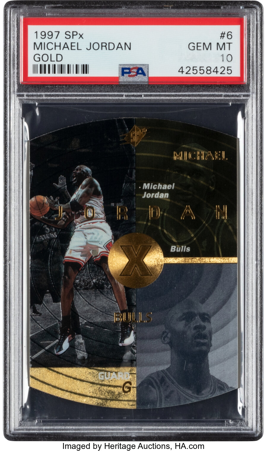 1997 SPx Gold Michael Jordan #6 PSA Gem Mint 10