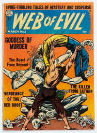 Web of Evil #3 (Quality, 1953) Condition: VG/FN