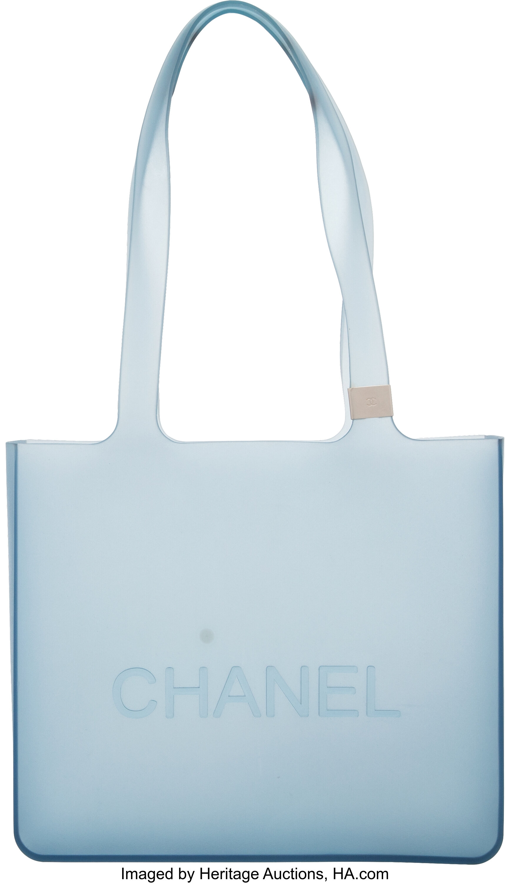 chanel rubber tote