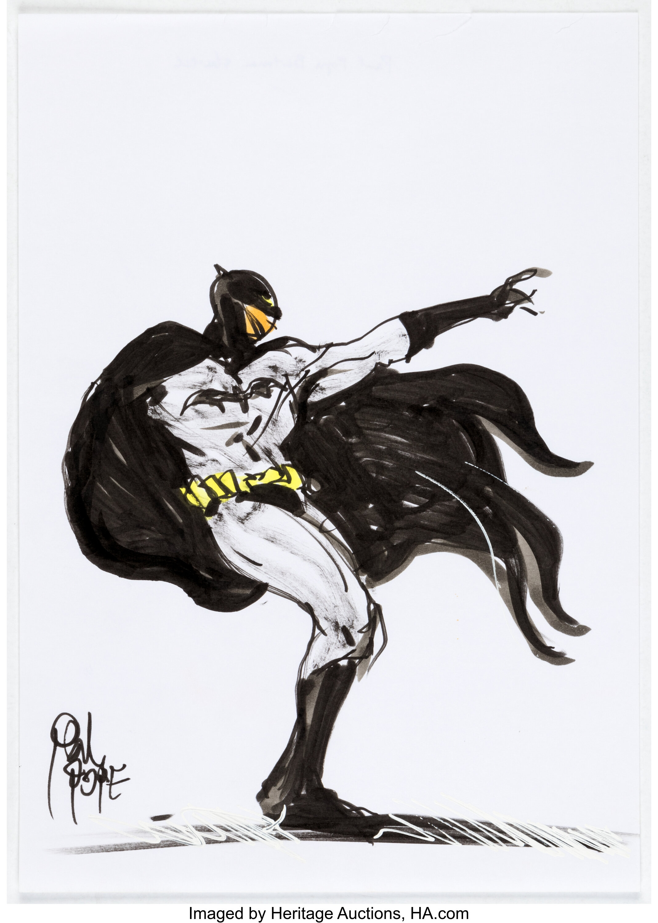 Paul Pope- Batman Specialty Art Original | #17843 | Heritage Auctions