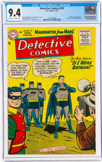 Detective Comics #225 (DC, 1955) CGC NM 9.4 Off-white to white pages