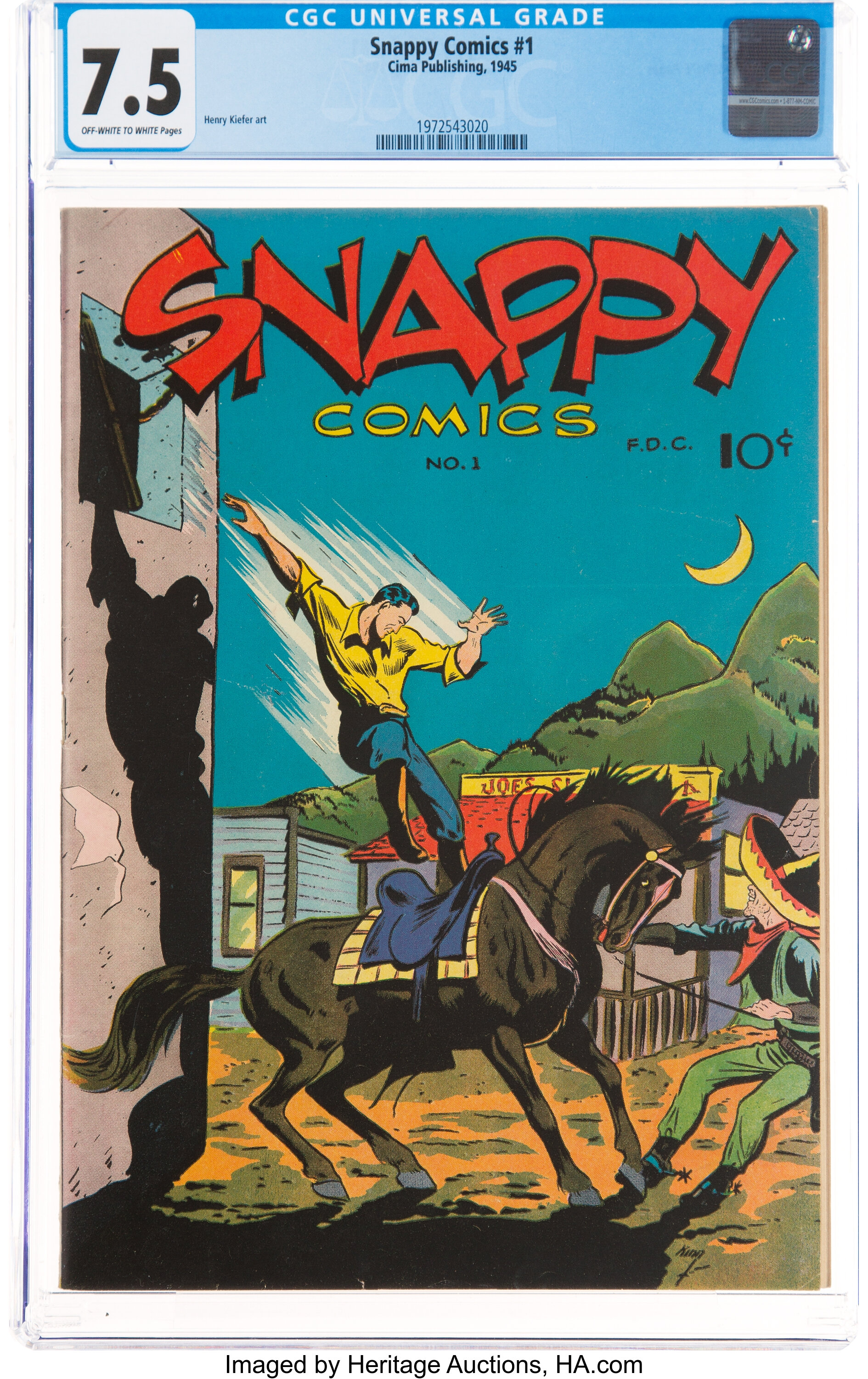 Snappy Comics #1 (Cima Publ. Co. (Prize Publ.), 1945) CGC VF | Lot  #17457 | Heritage Auctions