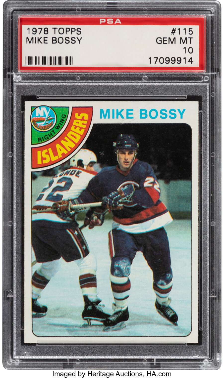 1978 Topps Mike Bossy #115 PSA Gem Mint 10