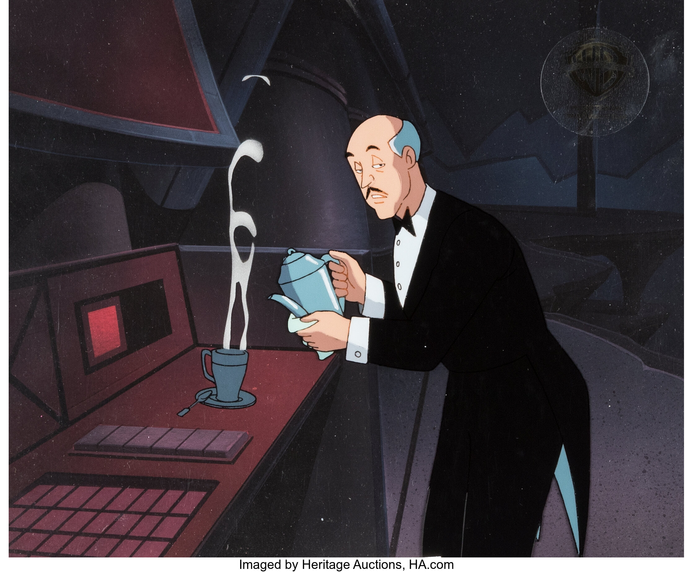 Batman: The Animated Series Alfred Production Cel and Key Master | Lot  #19134 | Heritage Auctions