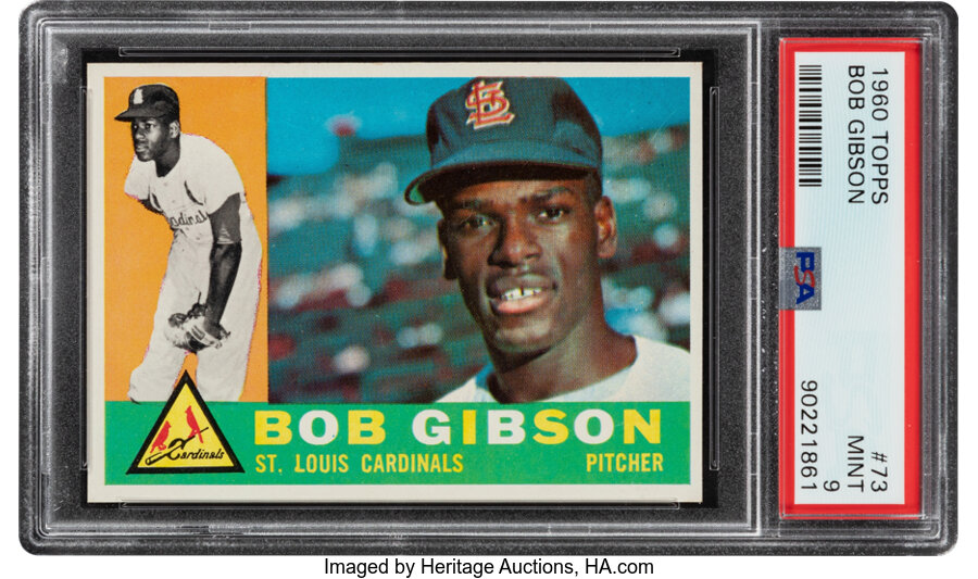 1960 Topps Bob Gibson #73 PSA Mint 9 - None Higher