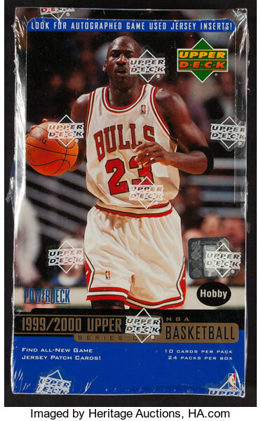 1999 2000 Upper Deck Basketball Series 1 Hobby Box With 24 Unopened Lot 41146 Heritage Auctions