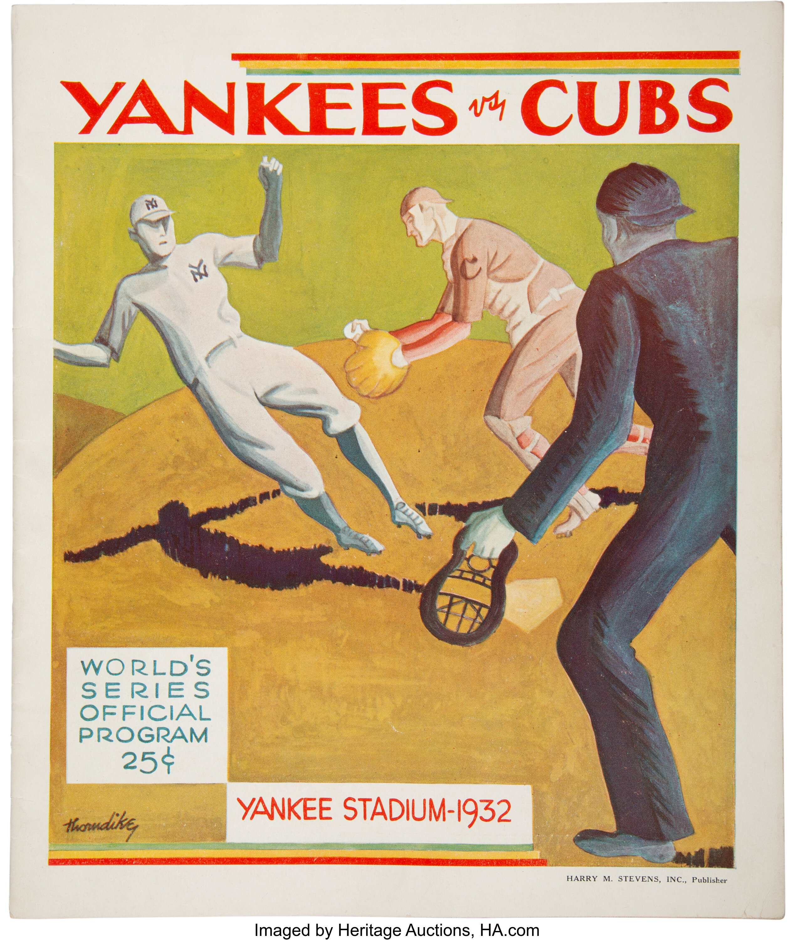 1932 World Series Program (New York).  Baseball Collectibles, Lot  #82750