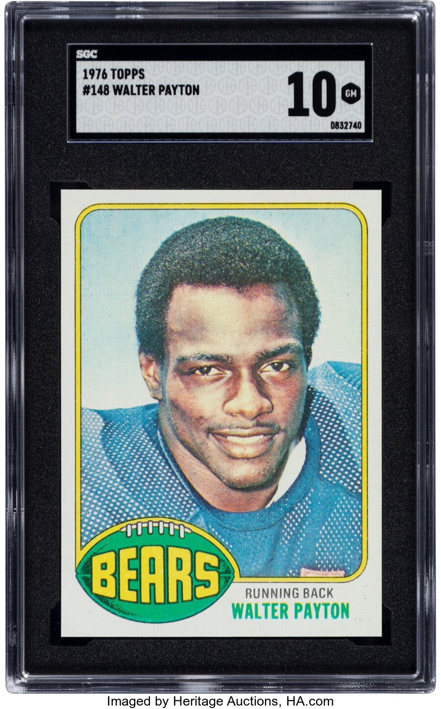 1976 Topps Walter Payton #148 SGC Gem Mint 10