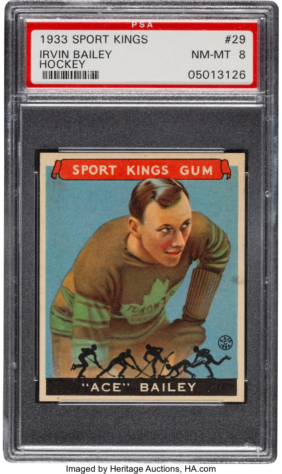 1933 Sport Kings Irvin Bailey (Hockey) #29 PSA NM-MT 8