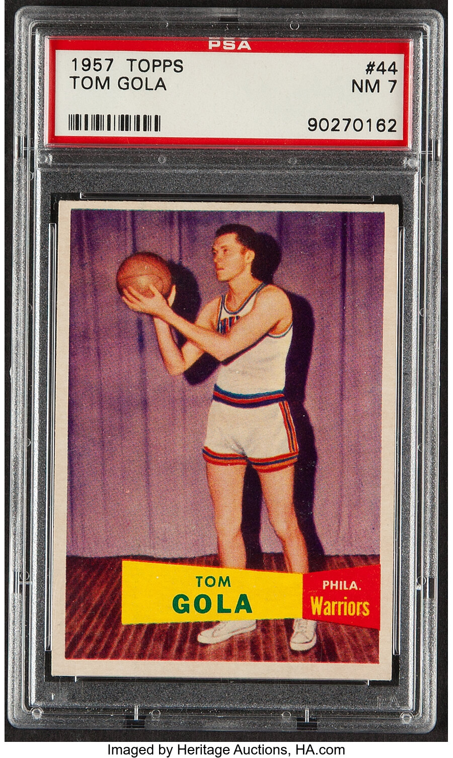 1957 Topps Tom Gola #44 PSA NM 7