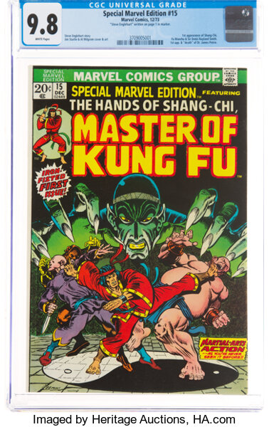Bronze Age (1970-1979):Superhero, Special Marvel Edition #15 Shang Chi, Master of Kung Fu (Marvel, 1973) CGC NM/MT 9.8 White pages....
