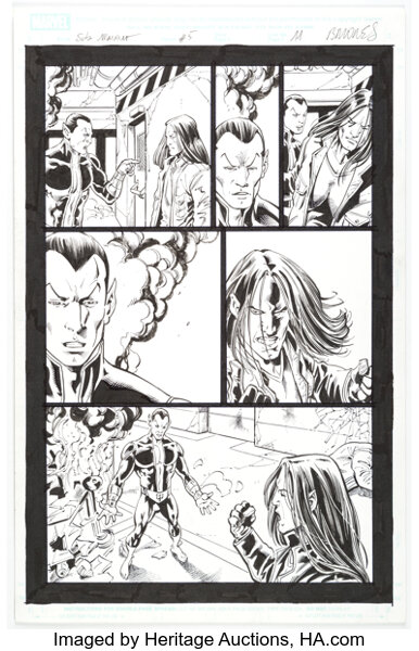 Original Comic Art:Story Page, Phil Briones and Scott Hanna Sub-Mariner #5 Story Page 12 Original Art (Marvel, 2008).