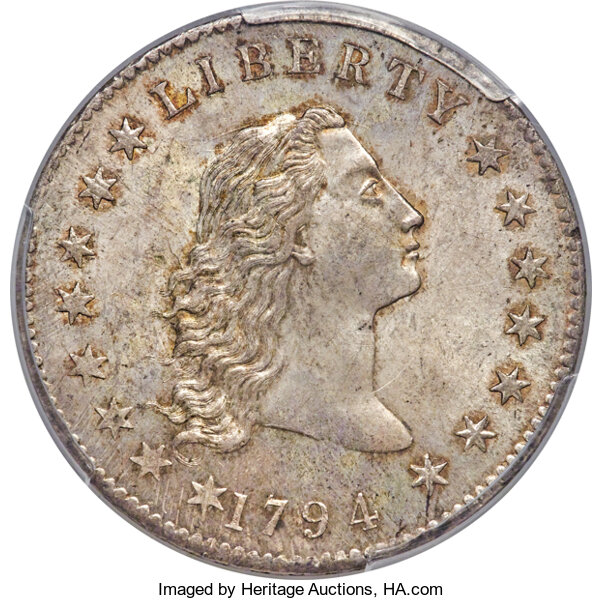 Early Dollars, 1794 $1 B-1, BB-1, R.4, MS66+ PCGS. CAC....