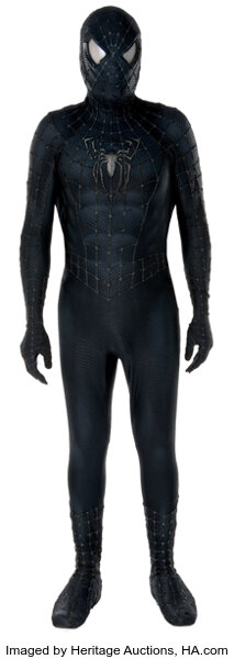 Tobey Maguire Black Spider-Man costume and muscle undersuit from, Lot  #2714