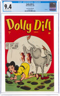 Dolly Dill #1 Mile High Pedigree (Marvel, 1945) CGC NM 9.4 Off-white to white pages
