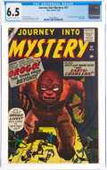 Silver Age (1956-1969):Mystery, Journey Into Mystery #57 (Marvel, 1960) CGC FN+ 6.5 Off-white to
white pages....