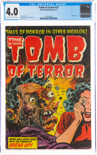 Tomb of Terror #15 (Harvey, 1954) CGC VG 4.0 Off-white to white pages