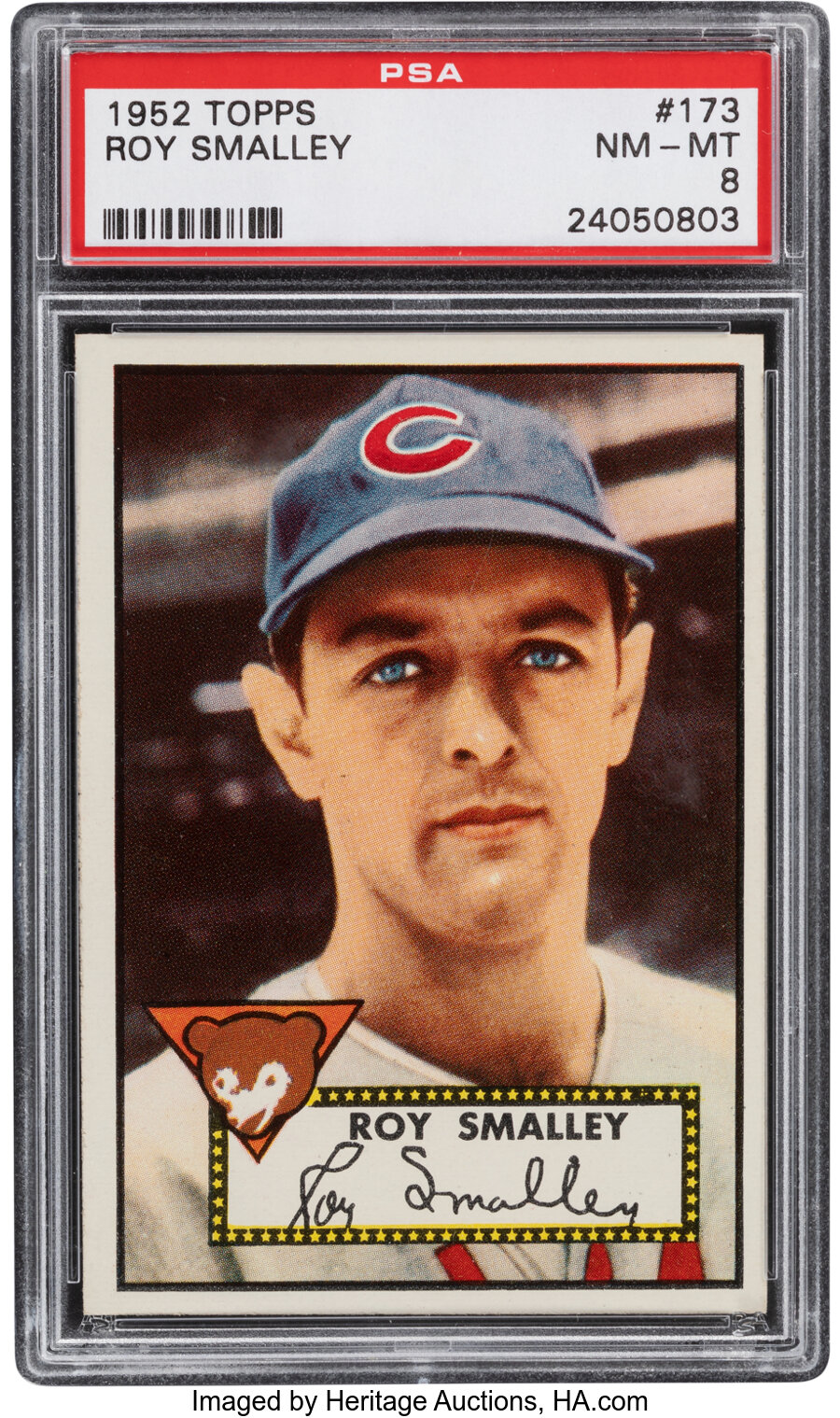 1952 Topps Roy Smalley #173 PSA NM-MT 8 - Only One Higher