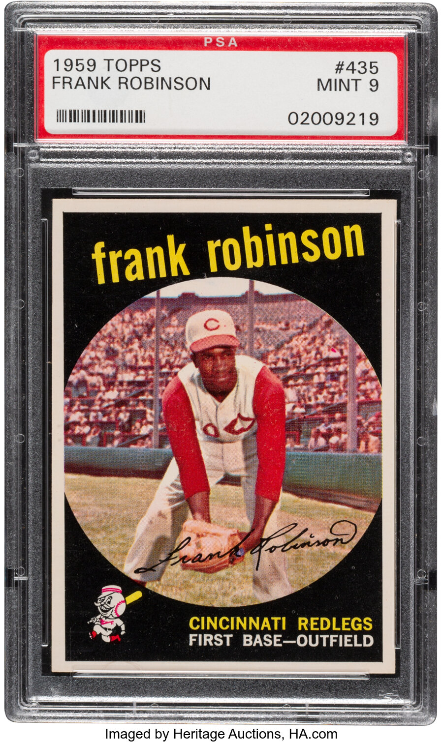 1959 Topps Frank Robinson #435 PSA Mint 9 - Only One Higher