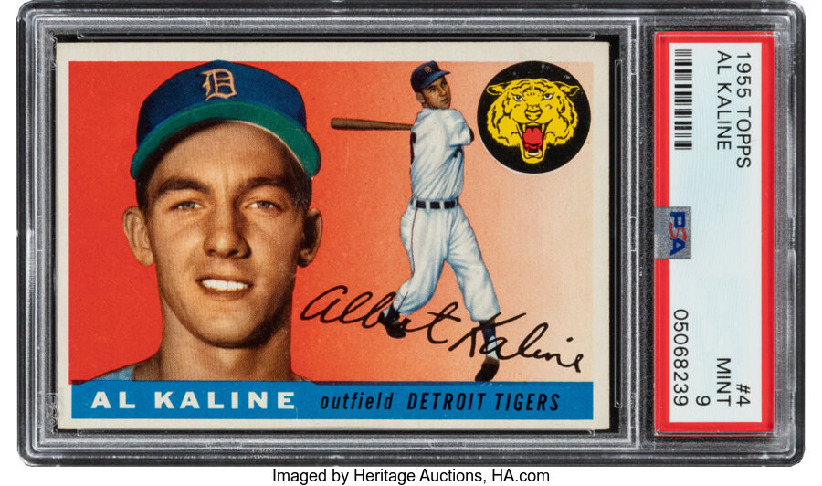 1955 Topps Al Kaline #4 PSA Mint 9 - None Higher!